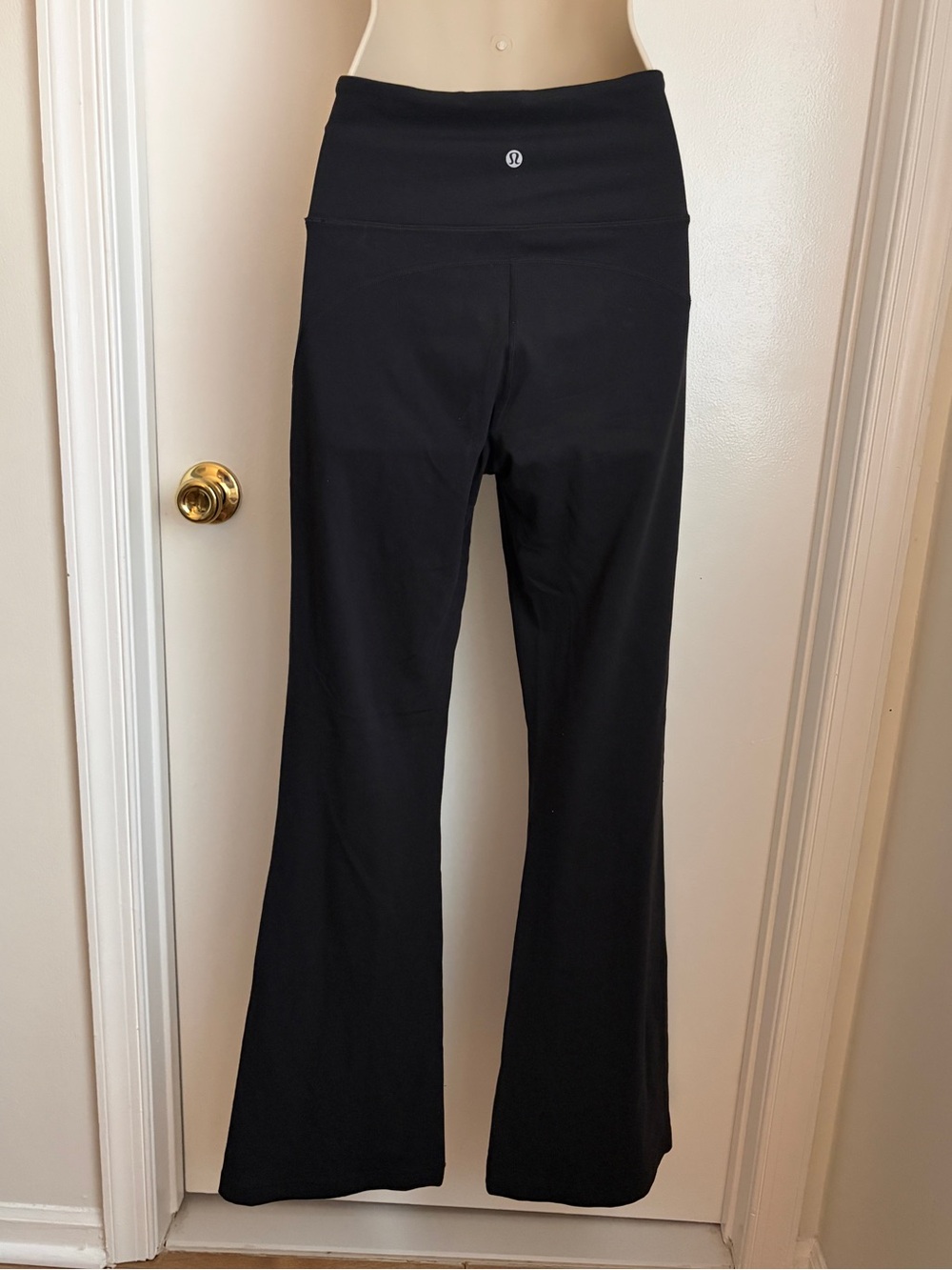 Lululemon Black Flare Yoga Pants (Size 6)